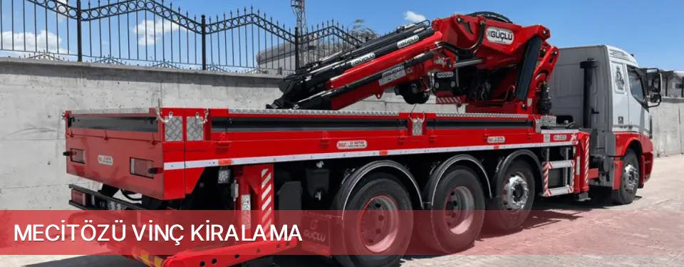 Mecitözü İlçemi Vinç Kiralama